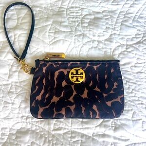 Tory Burch Animal Print Wristlet